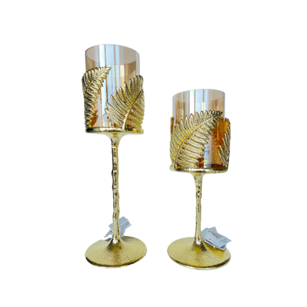 DUŻY ŚWIECZNIK KIELICH DEKORACJA 38 CM