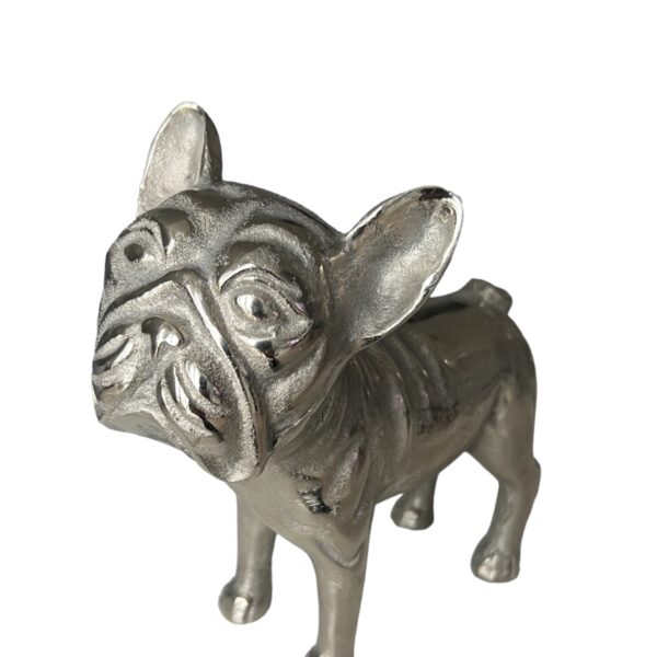 FIGURA PSA PIES Z METALU DEKORACJA 15 CM