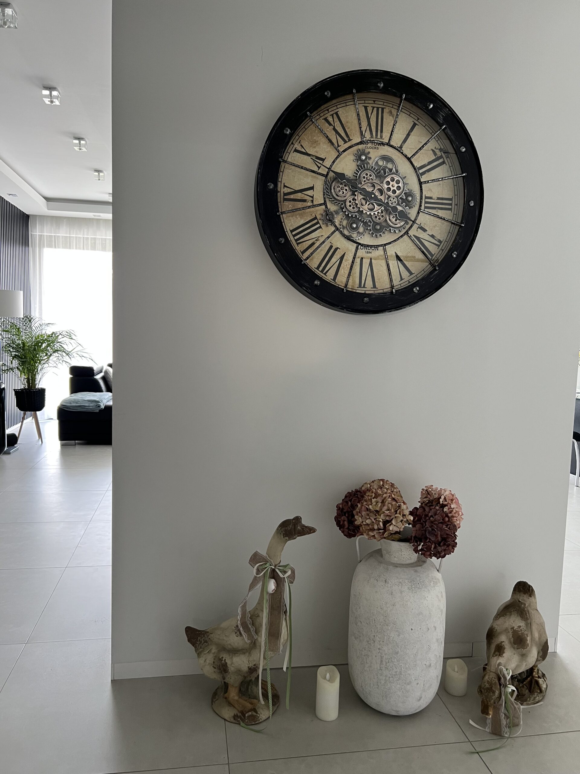 DUŻY ZEGAR ŚCIENNY ZEGAR NA ŚCIANĘ 80 CM - obrazek 4