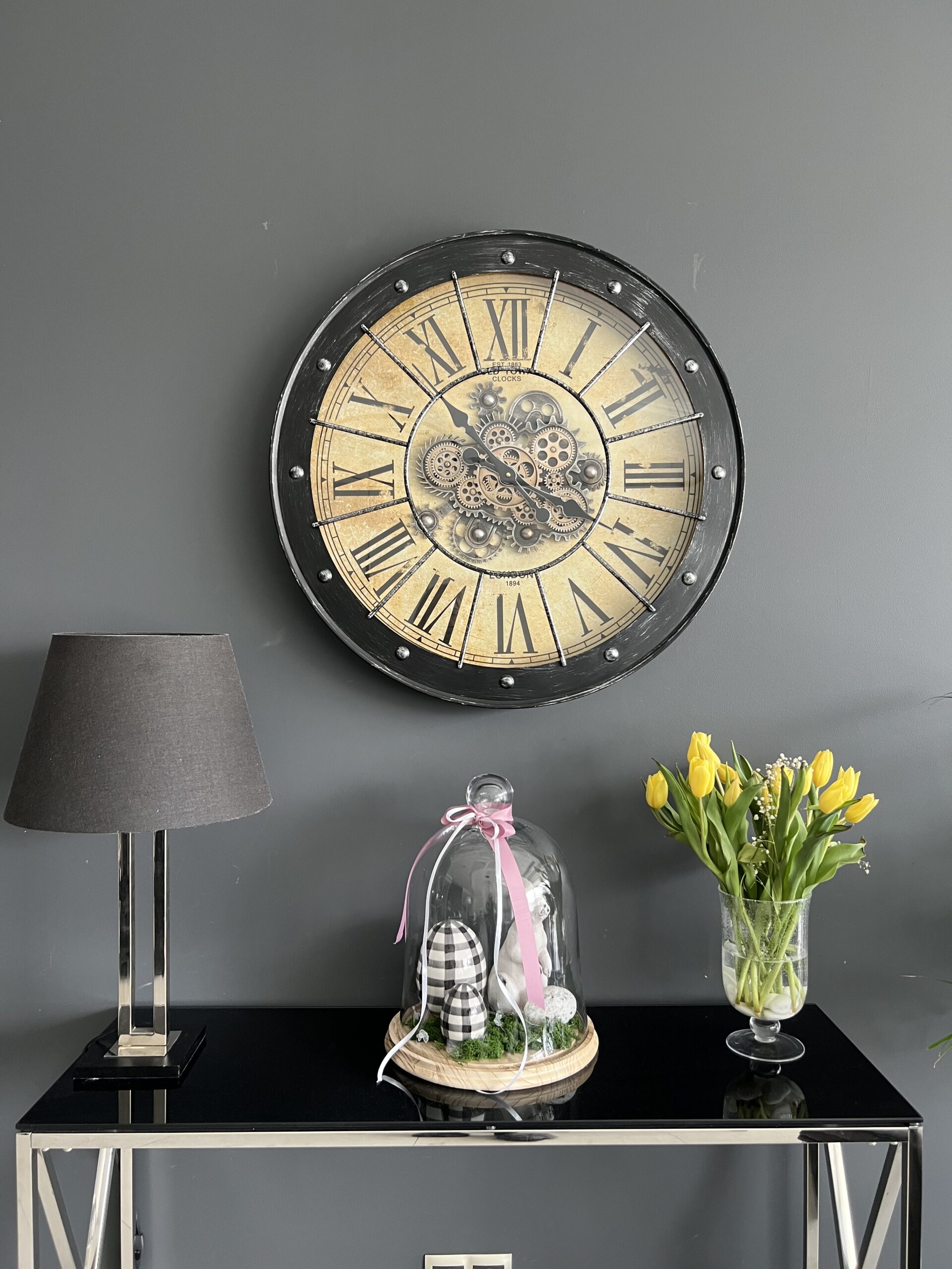 DUŻY ZEGAR ŚCIENNY ZEGAR NA ŚCIANĘ 80 CM - obrazek 9