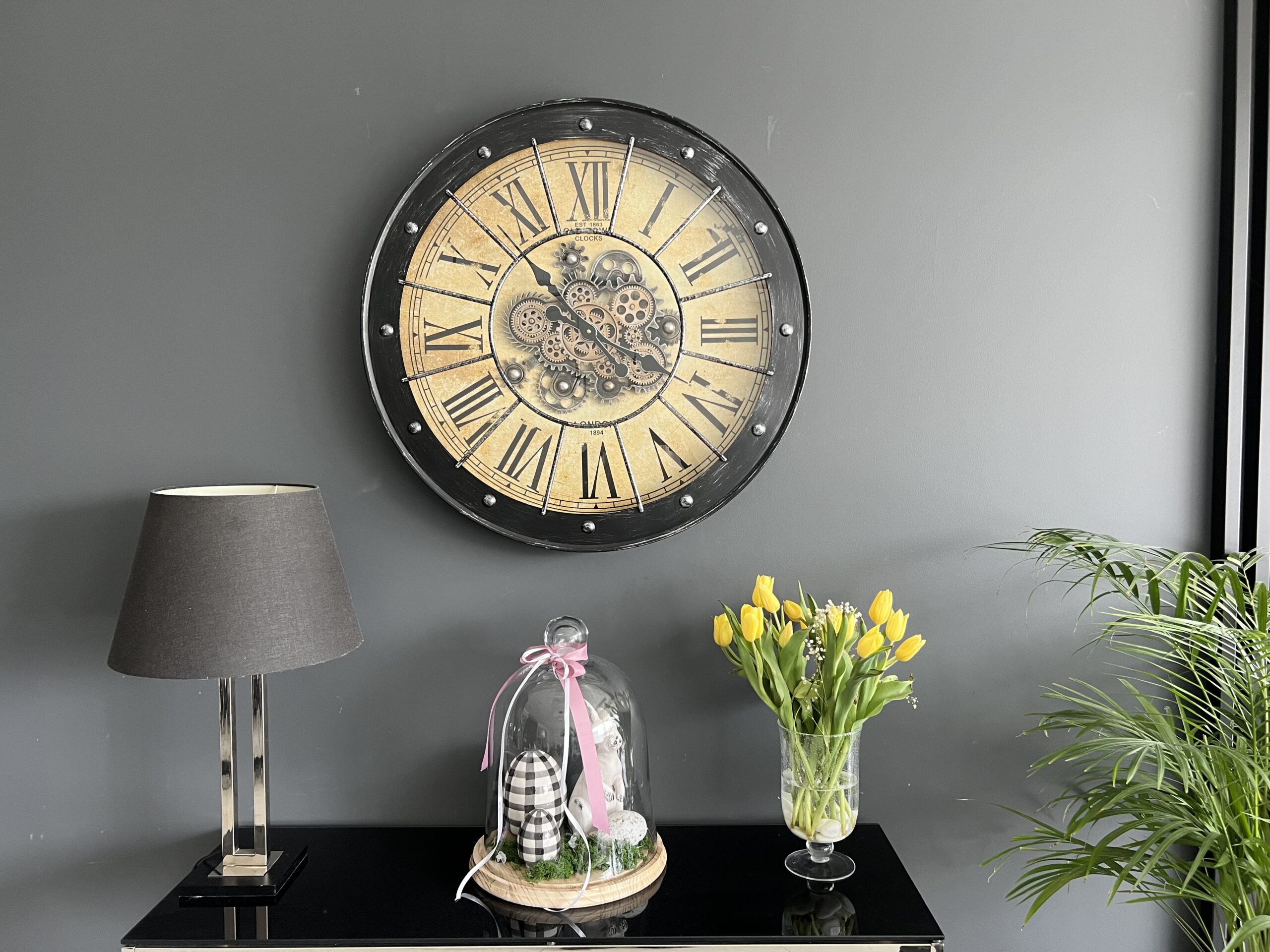 DUŻY ZEGAR ŚCIENNY ZEGAR NA ŚCIANĘ 80 CM - obrazek 6