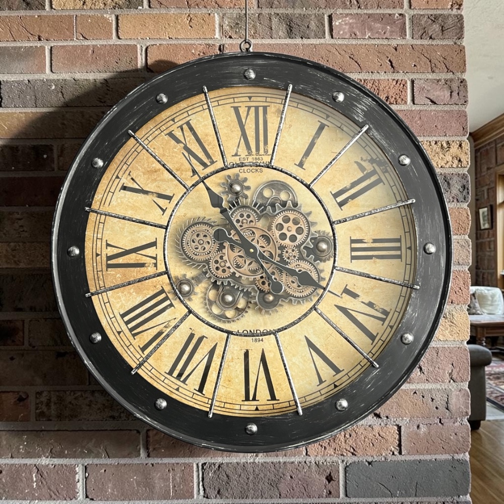DUŻY ZEGAR ŚCIENNY ZEGAR NA ŚCIANĘ 80 CM - obrazek 5