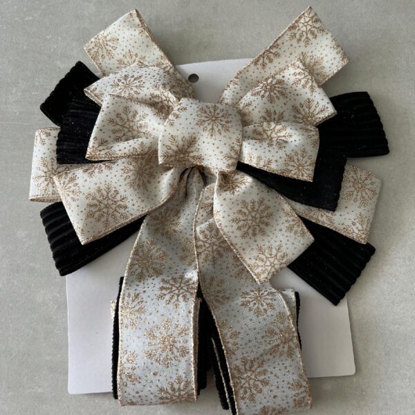 DEKORACJA ŚWIĄTECZNA KOKARDA ŚWIĄTECZNA OZDOBA ŚWIĄTECZNA