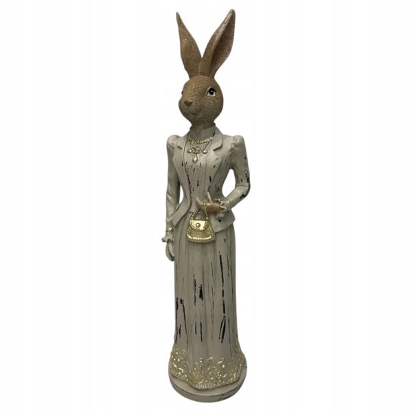 ZAJĄC WIELKANOCNY FIGURKA KRÓLIKA OZDOBA NA WIELKANOC 35 CM