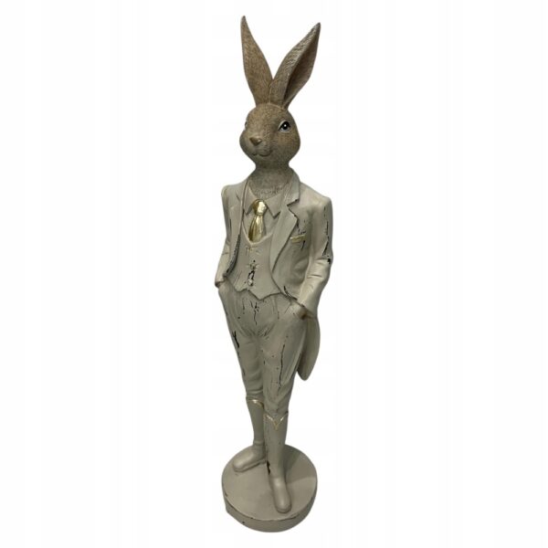 ZAJĄC WIELKANOCNY FIGURKA KRÓLIKA OZDOBA NA WIELKANOC 35 CM