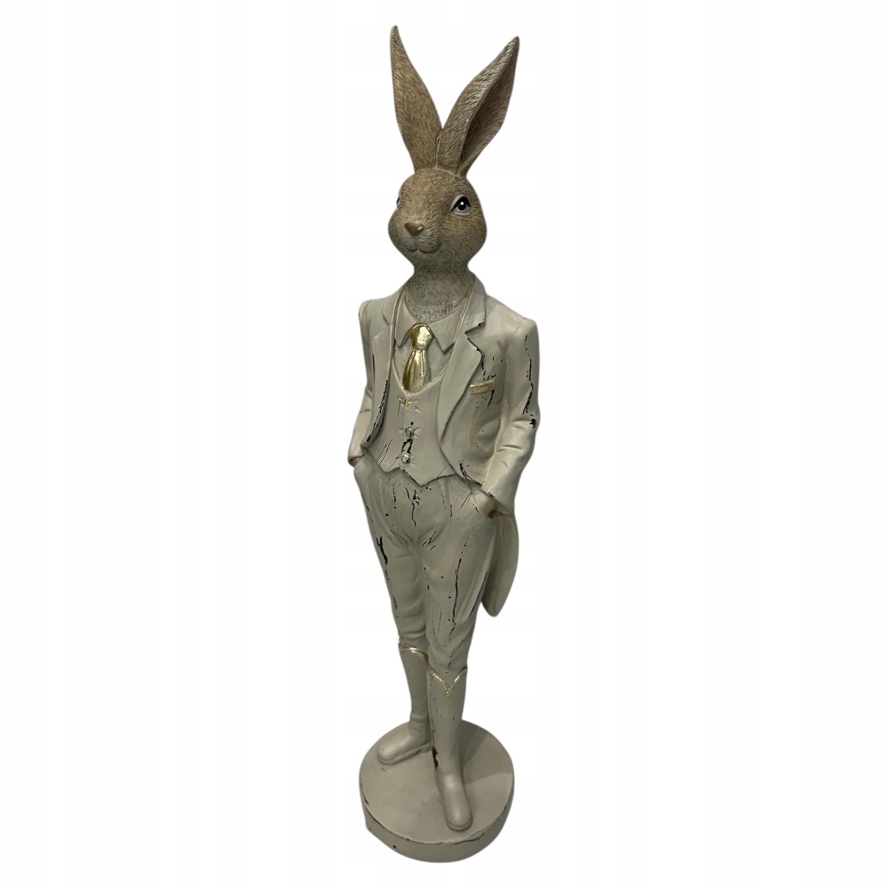 ZAJĄC WIELKANOCNY FIGURKA KRÓLIKA OZDOBA NA WIELKANOC 35 CM