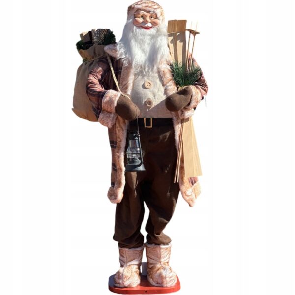DUŻY MIKOŁAJ TAŃCZĄCY I ŚPIEWAJĄCY ŚWIĘTY MIKOŁAJ 185 CM