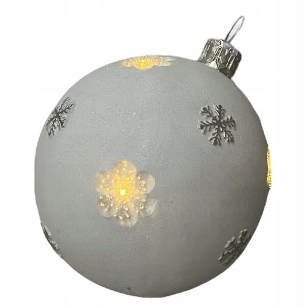 ŚWIECĄCA BOMBKA DO DOMU NA WERANDE DO OGRODU DUŻA DEKORACJA ŚWIATECZNA LED