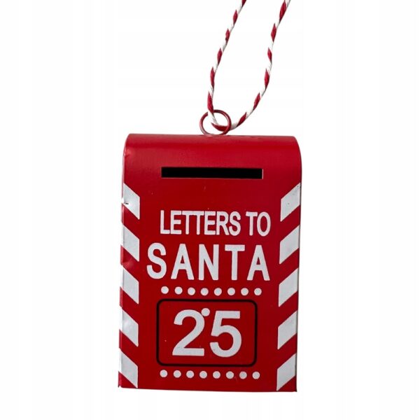 ZAWIESZKA ŚWIĄTECZNA CZERWONA DEKORACJA ŚWIĄTECZNA KOMPLET 3 SZTUK