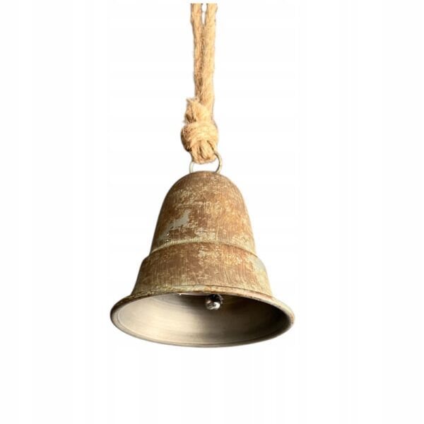 DZWONEK Z METALU OZDOBA ŚWIĄTECZNA DEKORACJA 14 CM