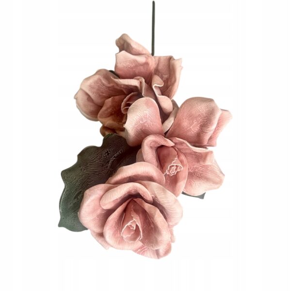 SZTUCZNY KWIAT DUŻA GAŁĄZKA RÓZA DEKORACJA PIANKOWA