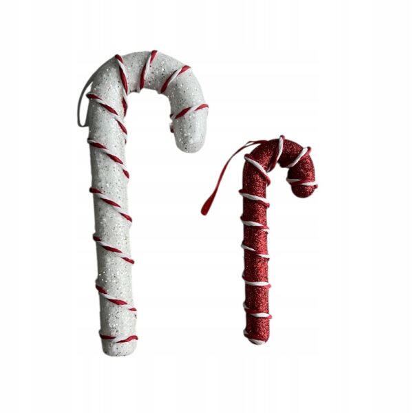 OZDOBY NA BOŻENARODZENIE OZDOBY CHOINKOWE LASECZKI 2 SZTUKI