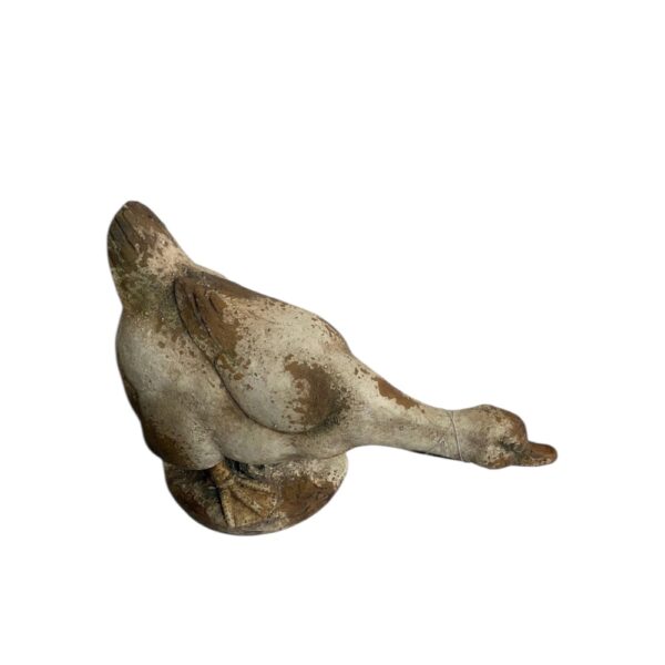 GĘŚ DEKORACYJNA VINTAGE WIELKANOCNA GĘ FIGURA DO DOMU OGRODU NA WERANDĘ