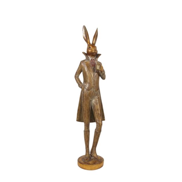 DUŻY ZAJĄC WIELKANOCNY FIGURKA KRÓLIKA ZAJĄCA OZDOBA NA WIELKANOC 75 CM