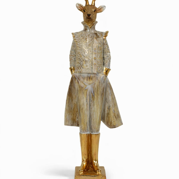 RENIFER FIGURKA PANA RENIFERA DEKORACJA ŚWIĄTECZNA 43 CM